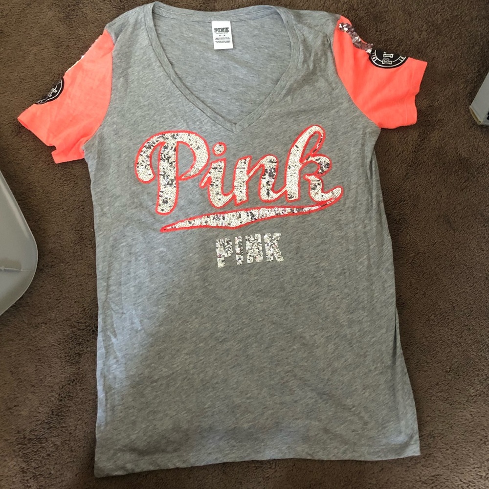 PINK short-sleeve t-shirt